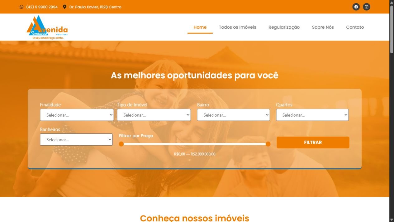 Website Avenida Imóveis