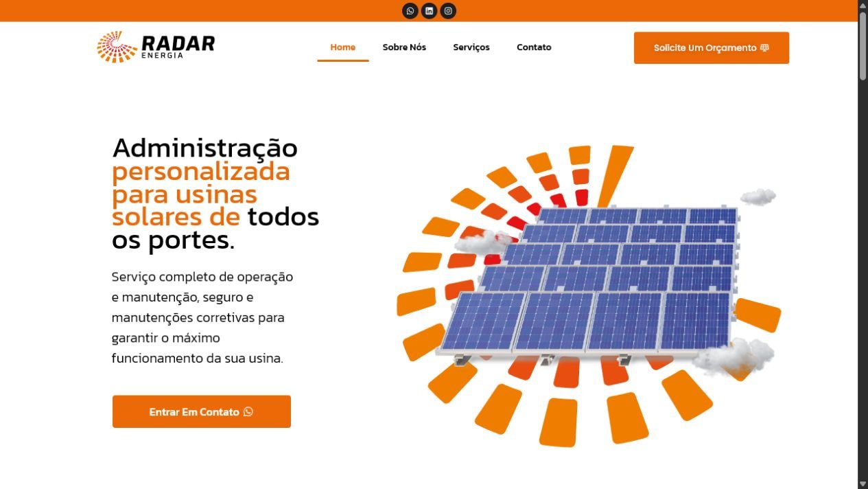 Website Radar Energia