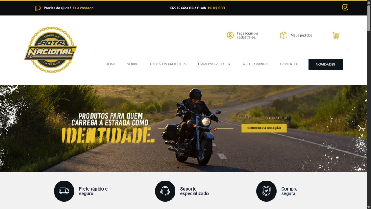 Website Rota Nacional App